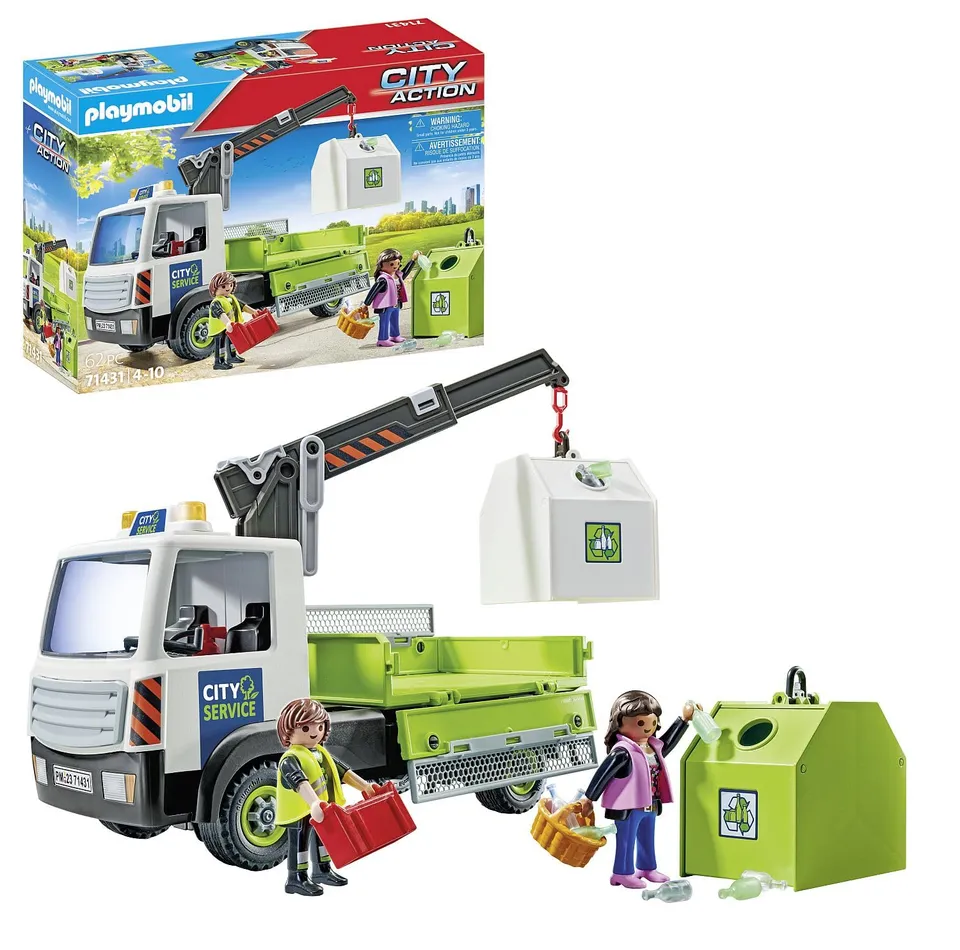 Playmobil City Action 71431 camion trasporto rifiuti 62 pezzi