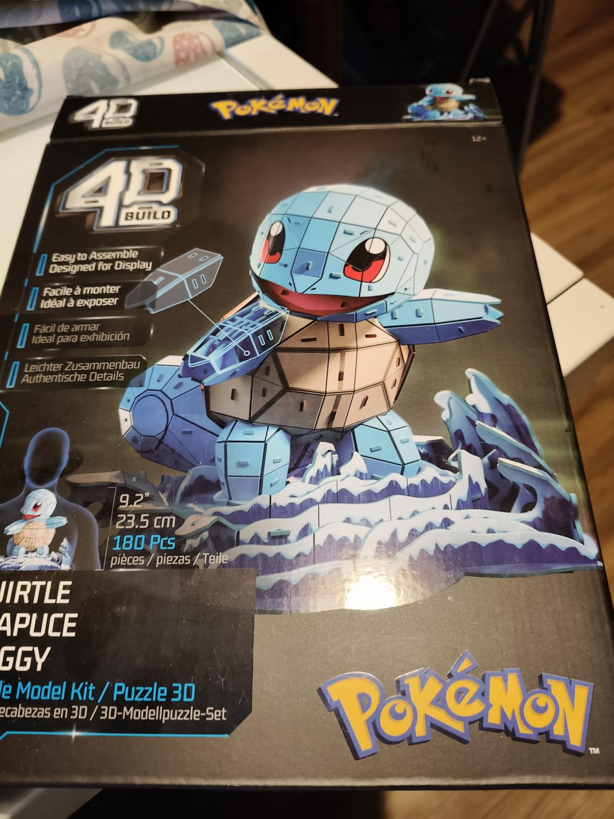 4D Build Pokémon Squirtle puzzle 3D 180 pezzi 12+