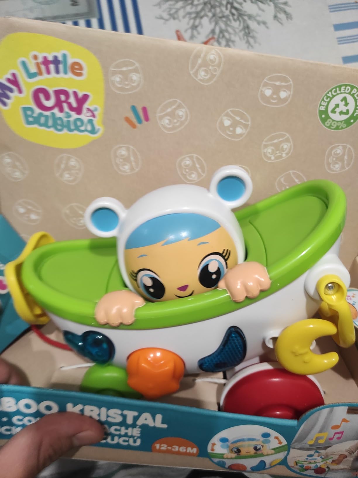 Cry Babies Kristal Peekaboo Passeggino Interattivo 12-36 Mesi