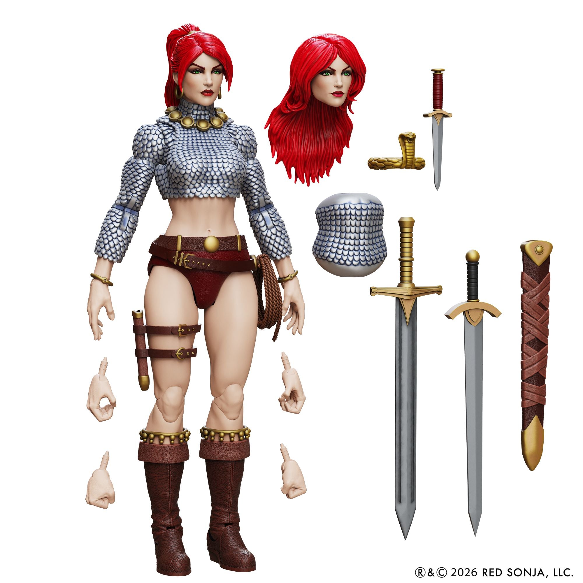 Boss Fight Studio Epic HACKS Immortal Red Sonja action figure 15 cm