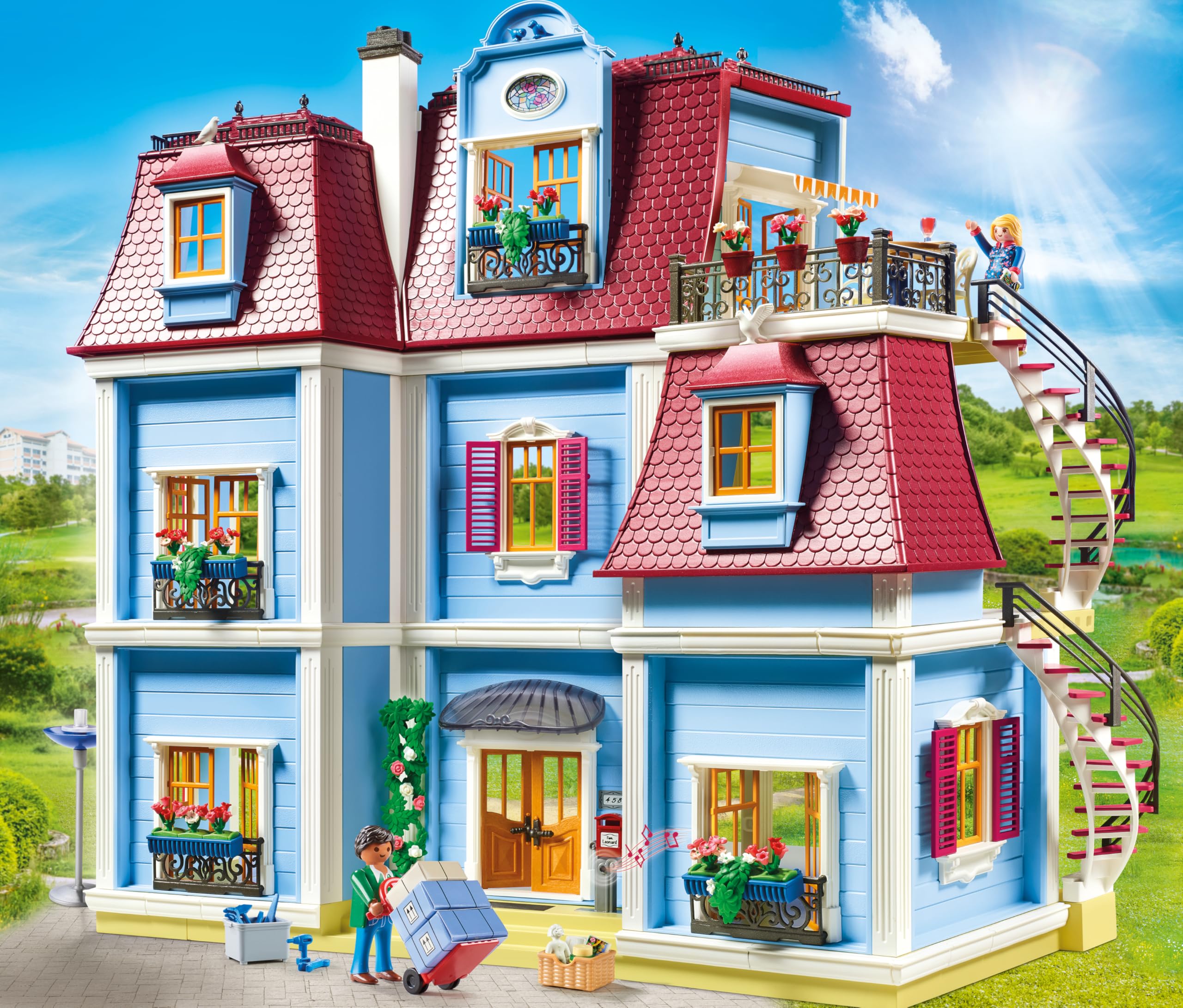 PLAYMOBIL Dollhouse 70205 grande casa bambole 2 piani
