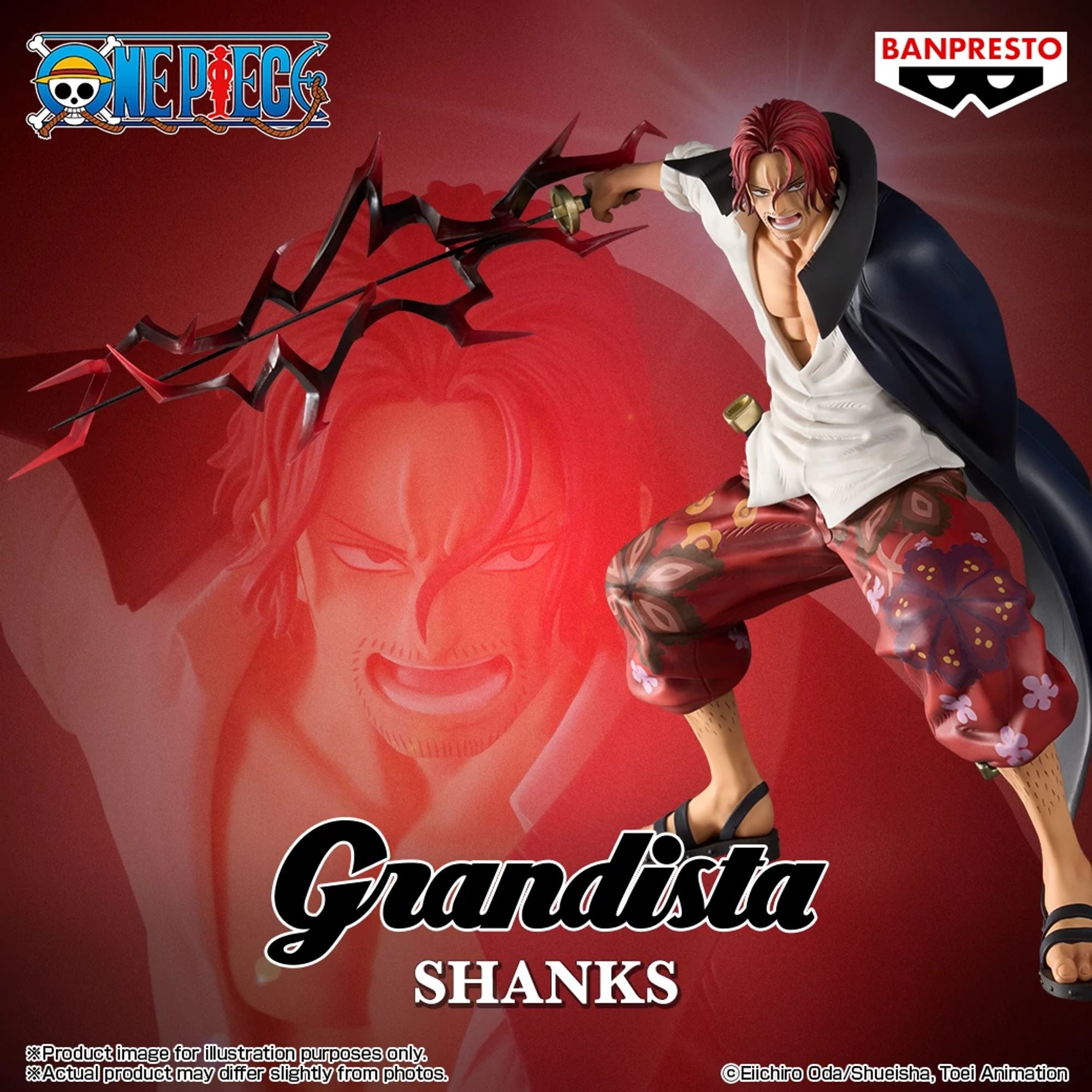 Banpresto One Piece Grandista Shanks Special Edition statua