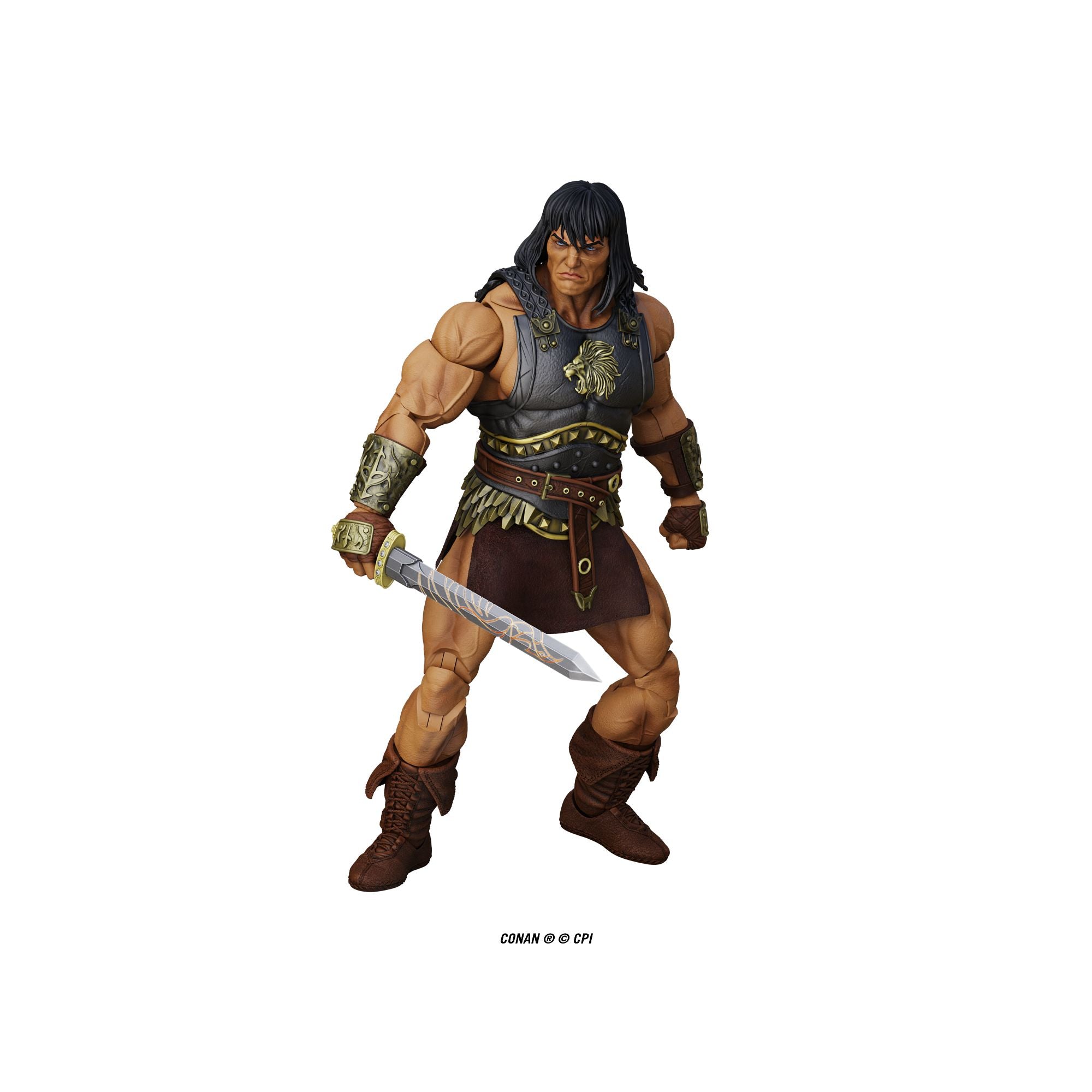 Boss Fight Epic HACKS King Conan action figure con mantello
