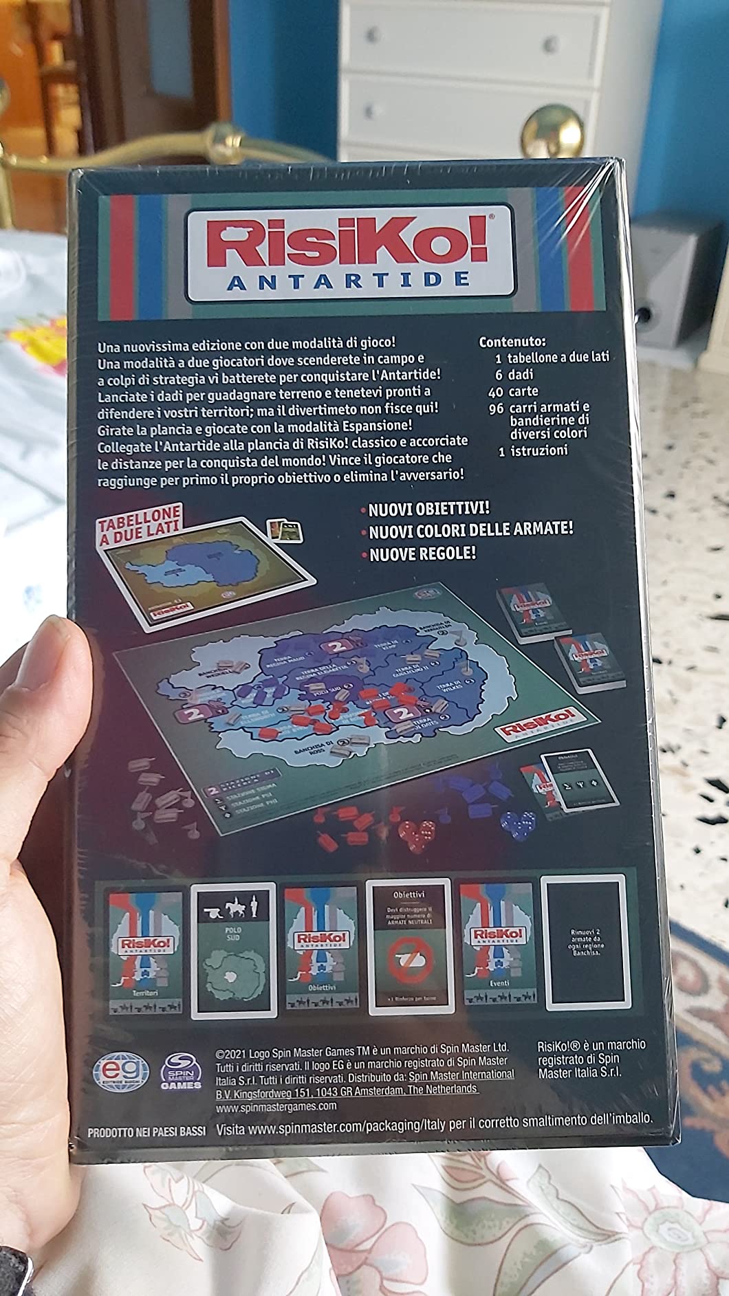 Risiko Antartide gioco tavolo strategia 2 giocatori 8+ anni