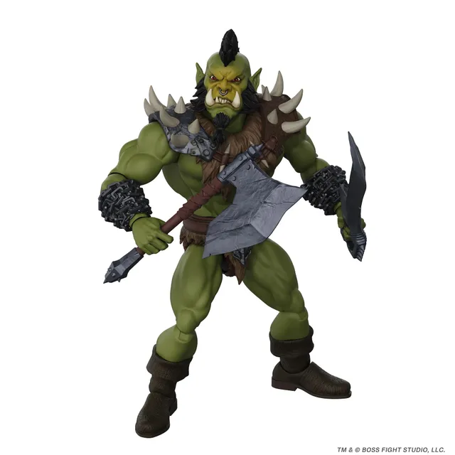Boss Fight Studio Orc Warrior Chieftain action figure fantasy