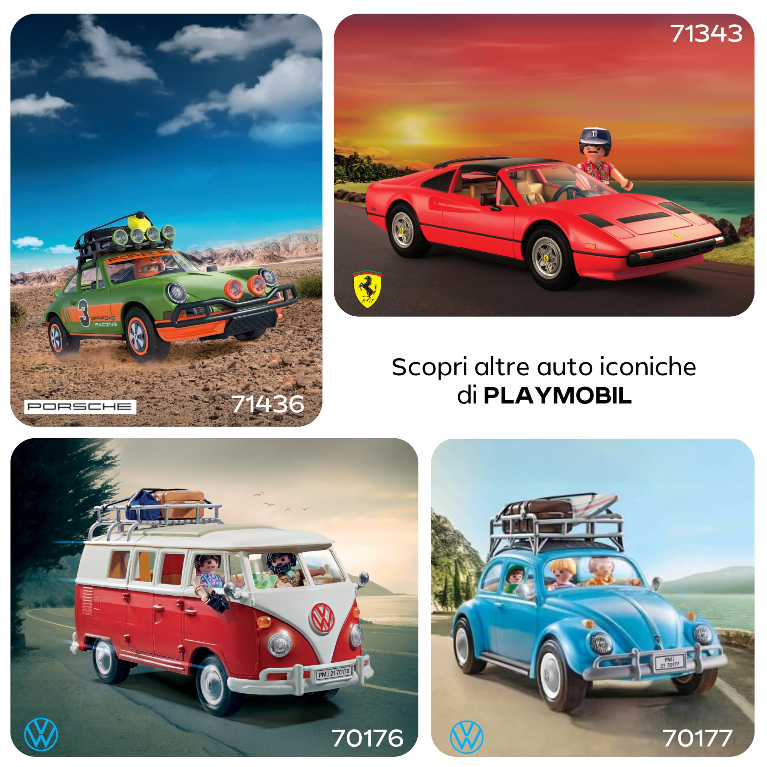 Playmobil 72284 Vespa 80 anni scooter azzurro personaggio