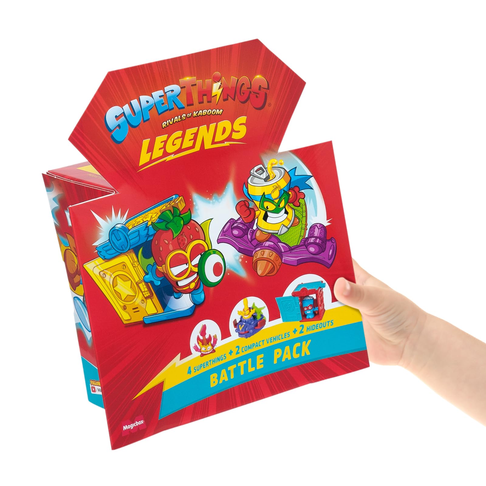 SUPERTHINGS Legends personaggi e veicoli assortimento 8 pezzi