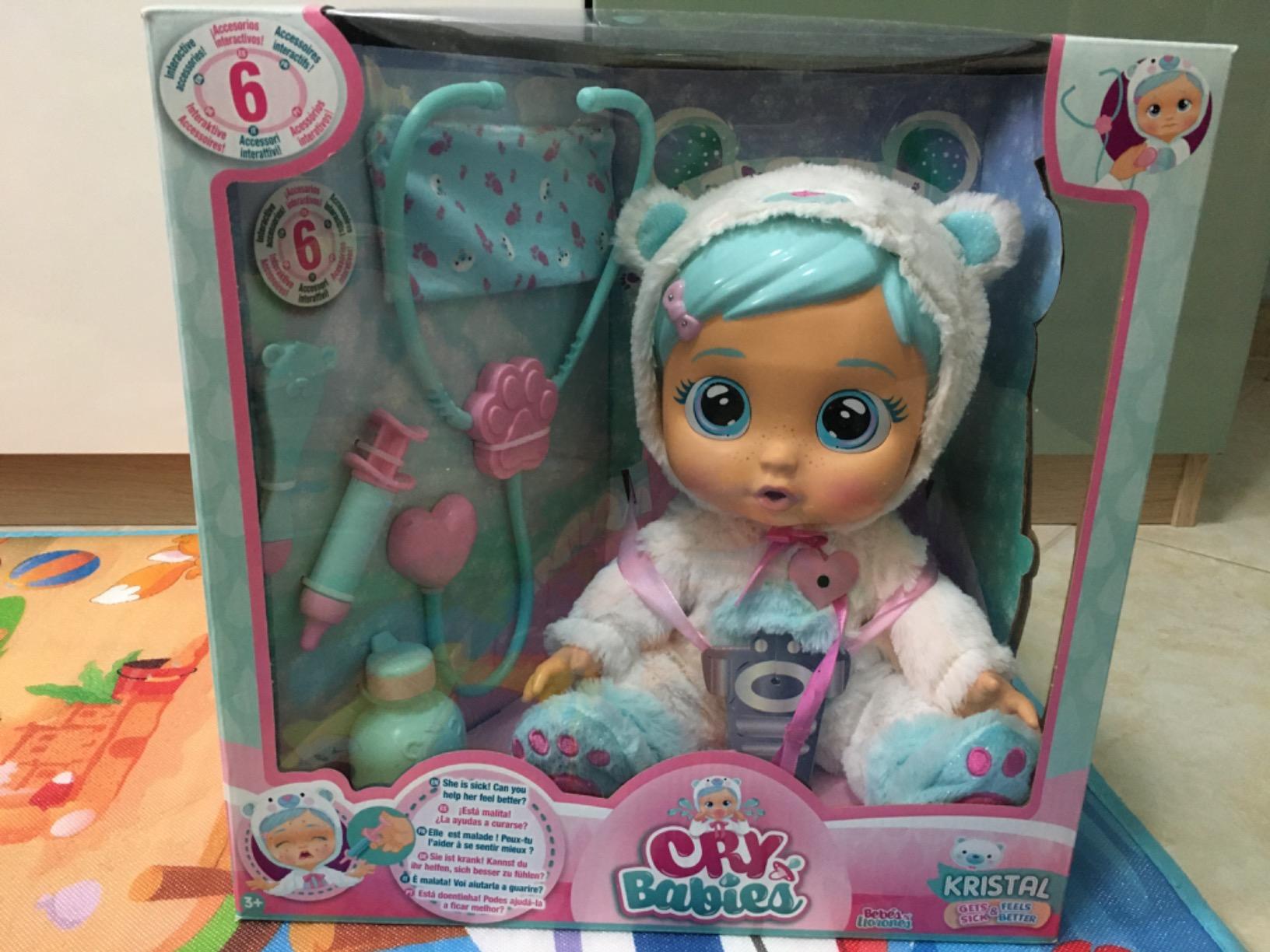 Cry Babies Magic Tears Kristal Malatina bambola interattiva