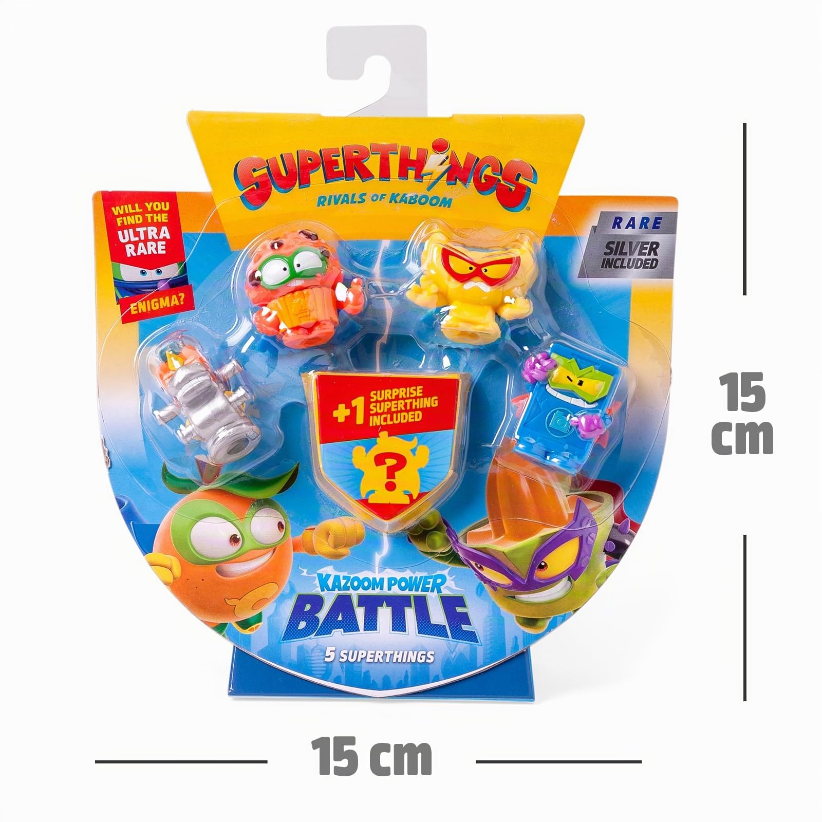 Superthings Guardians of Kazoom confezione 5 figure capitano argento