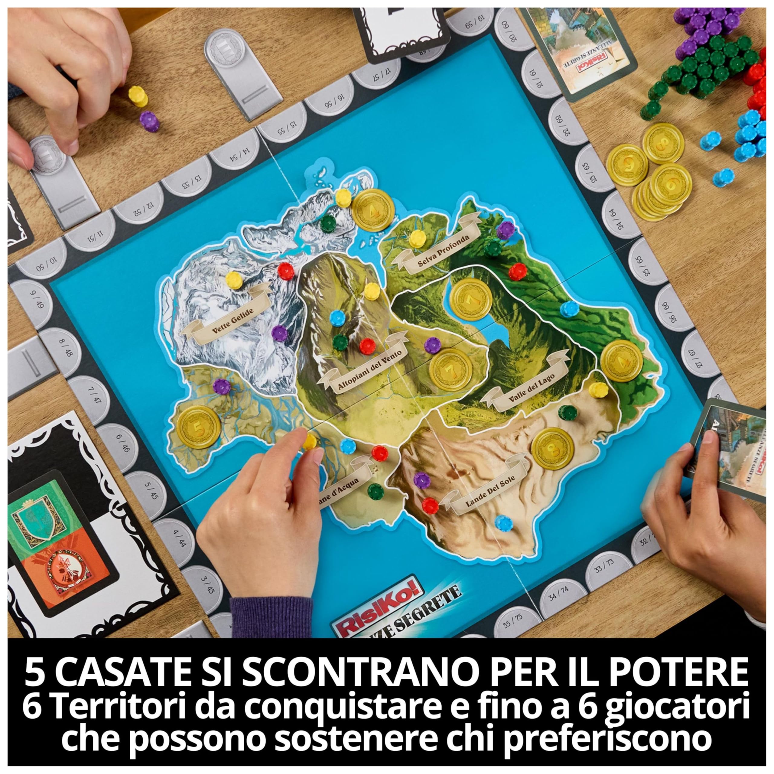 RisiKo Alleanze Segrete gioco da tavolo 3-6 giocatori