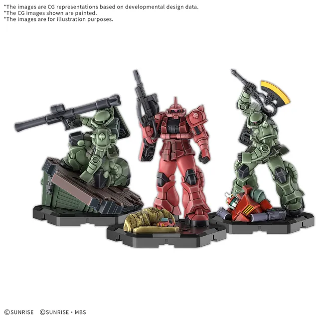 Bandai Gundam Assemble SC01 Scenario Pack gioco miniature