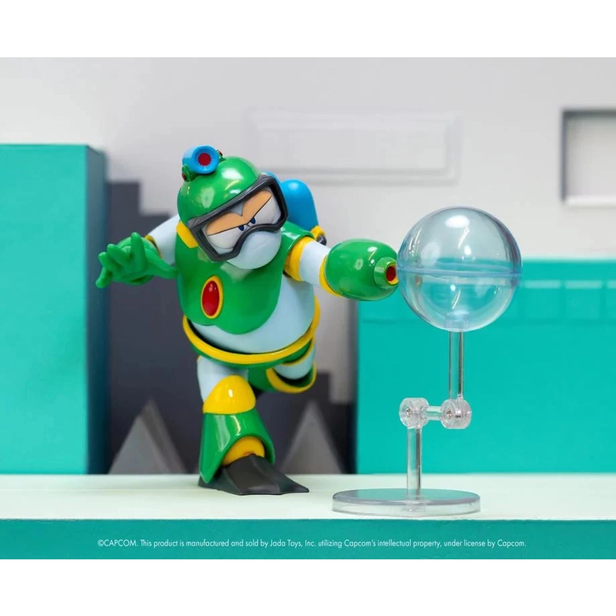 Jada Toys Mega Man Bubble Man action figure 1/12