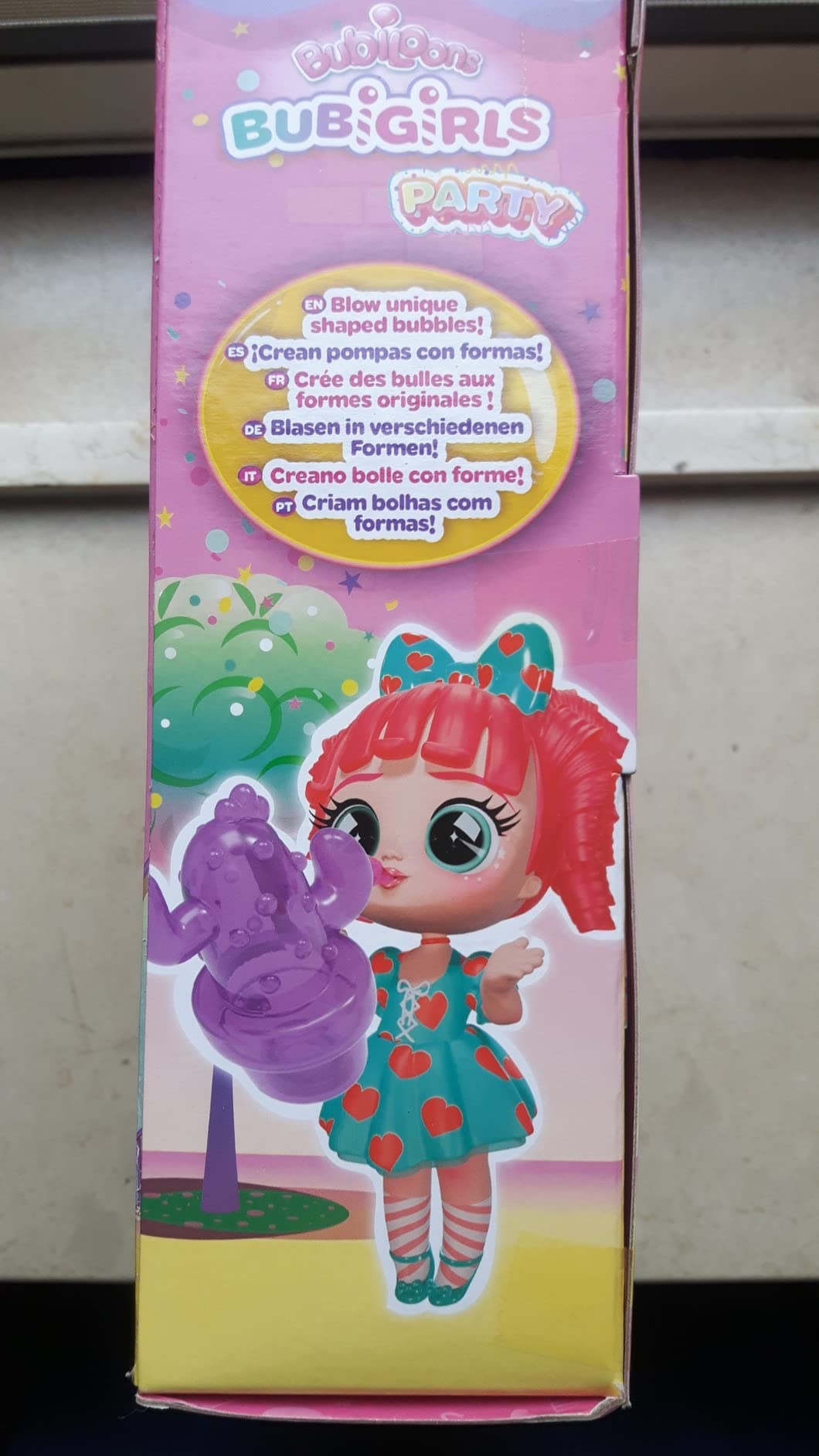 Bubiloons Bubigirls Amy bambola gonfia palloncini 12 accessori