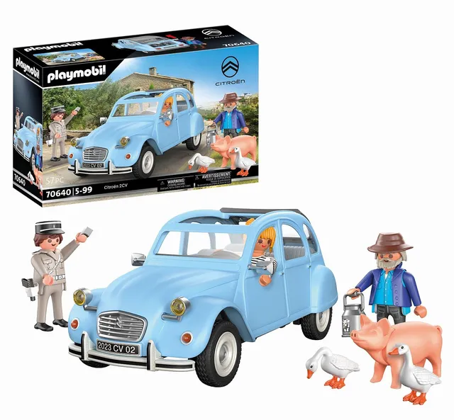 PLAYMOBIL 70640 Citroen 2 CV macchinina beige 57 pezzi