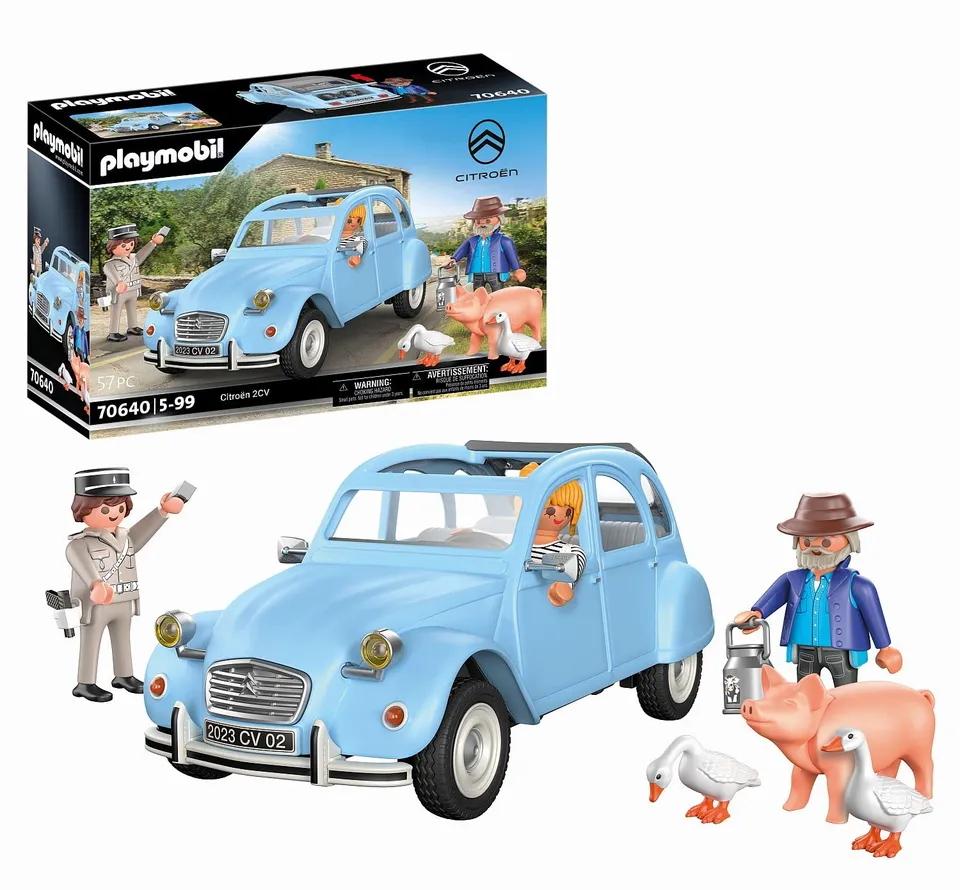 PLAYMOBIL 70640 Citroen 2 CV macchinina beige 57 pezzi