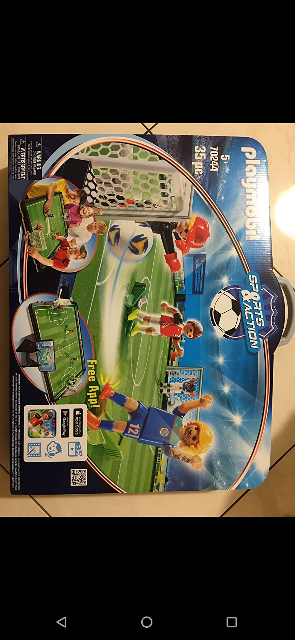 PLAYMOBIL Sports 70485 calciatore Italia con pallone 5 anni