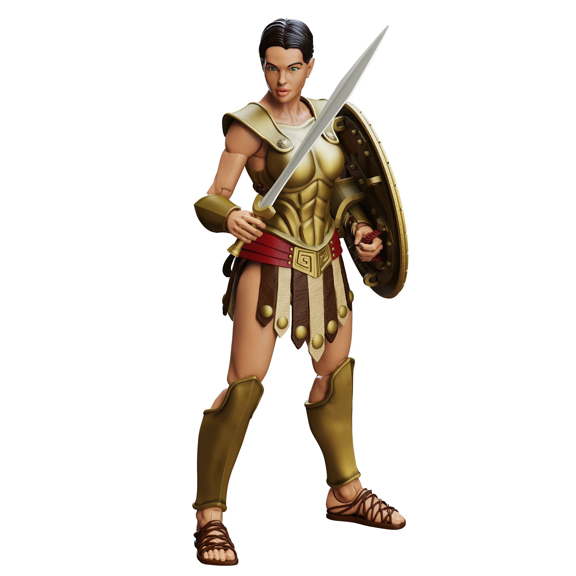 Boss Fight Epic Hacks Spartan Warrior action figure 15cm