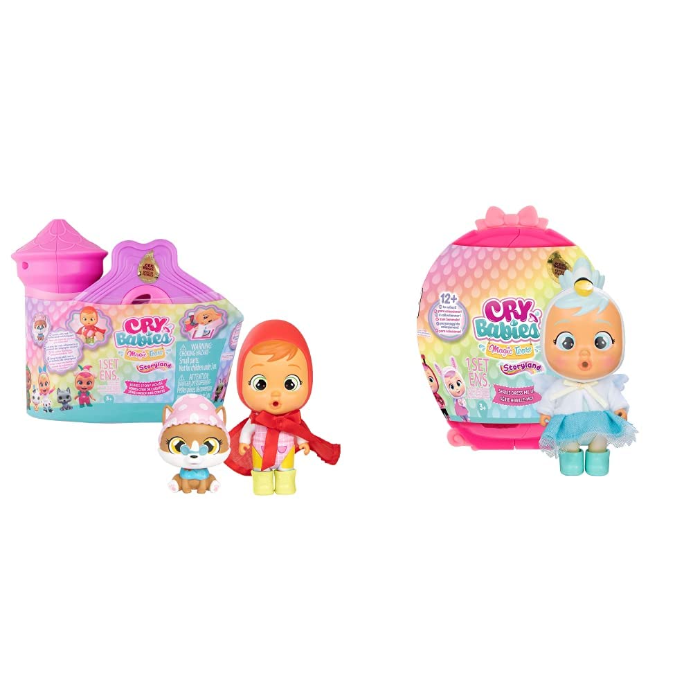 Cry Babies Magic Tears Casetta Castello Mini Bambola Sorpresa 8 Pezzi