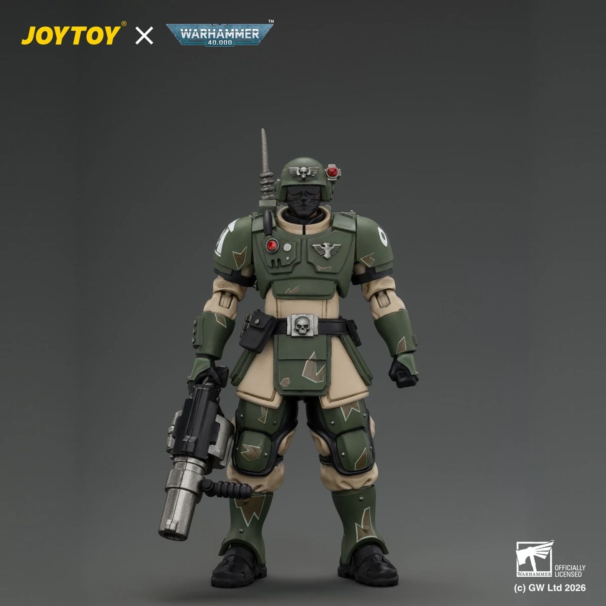 JoyToy Astra Militarum Kasrkin 5 action figure con lancia granate
