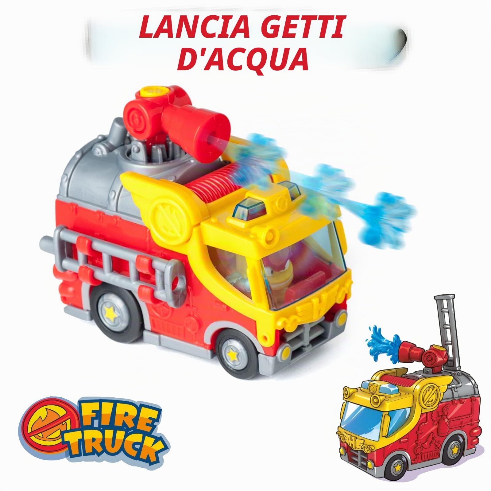 Superthings Serie 5 Mission Fire Strike Elicottero e Camion