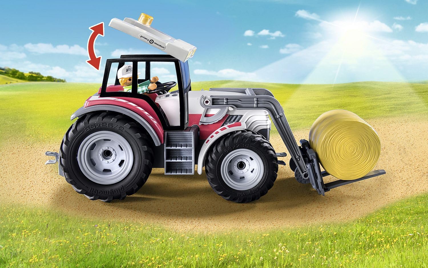 PLAYMOBIL Country 71305 Trattore Grande Giocattolo Elettrico