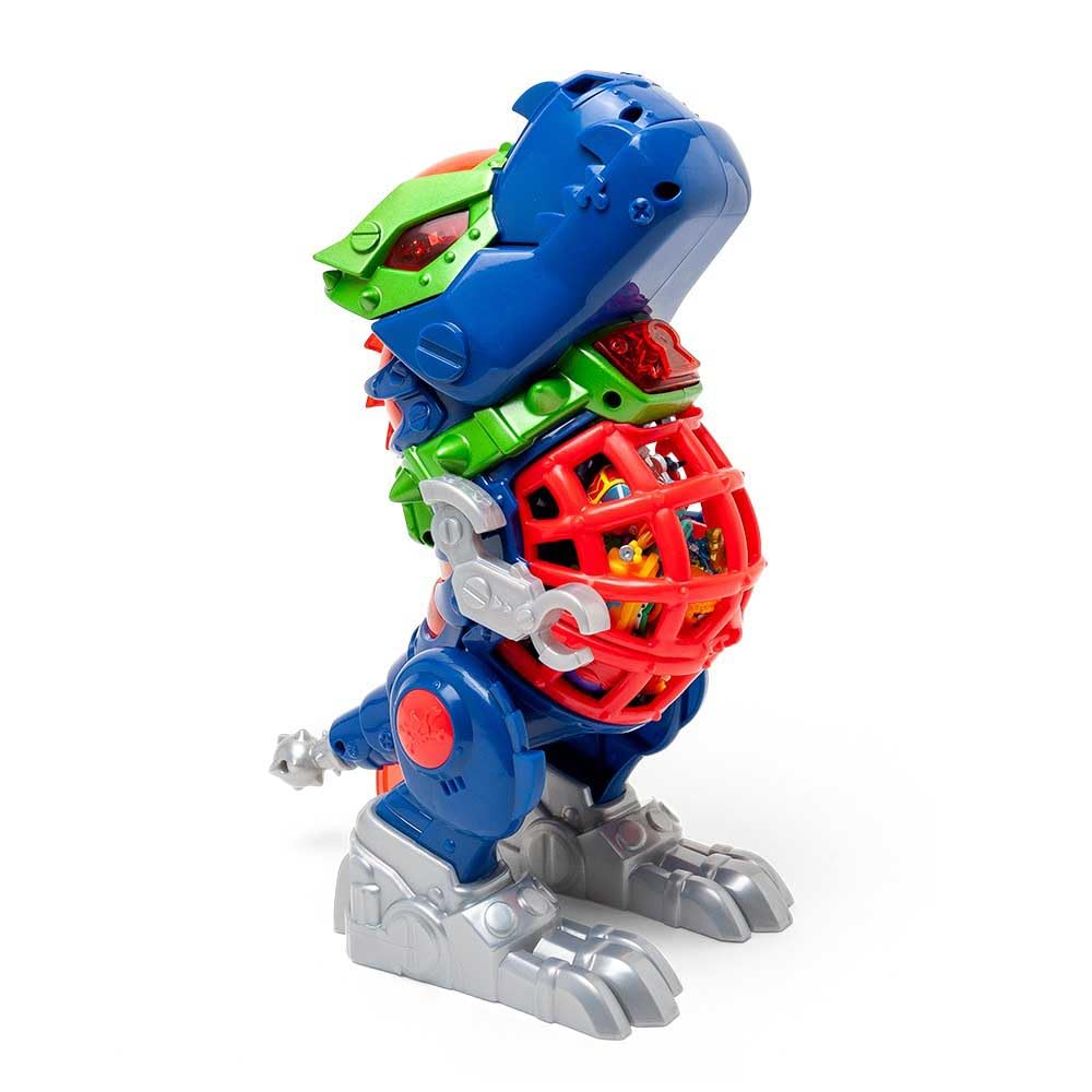 Superthings Guardians of Kazoom Mr King T-Rex robot dinosauro luci e suoni