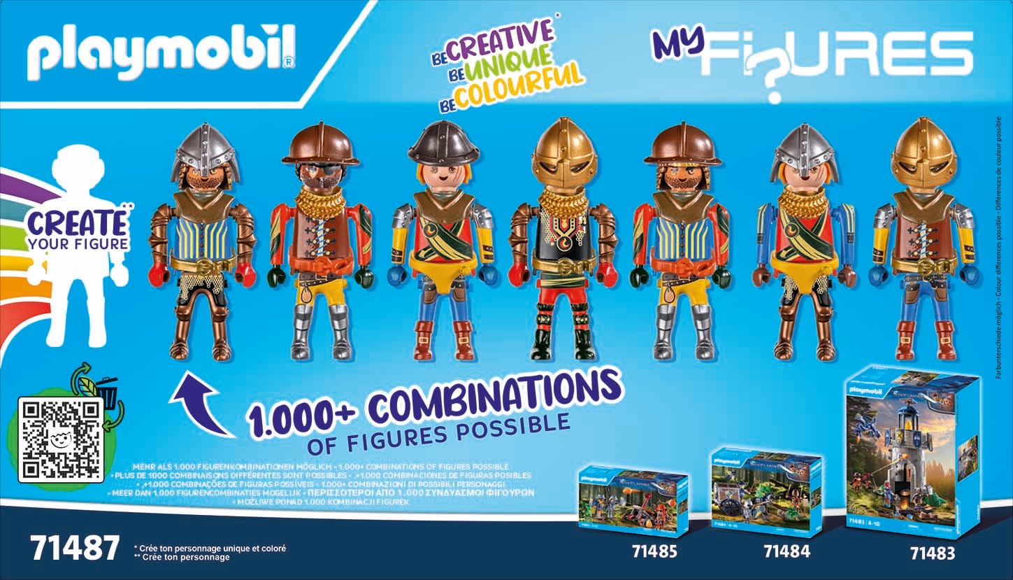 Playmobil Novelmore 71487 playset Cavalieri 45 pezzi