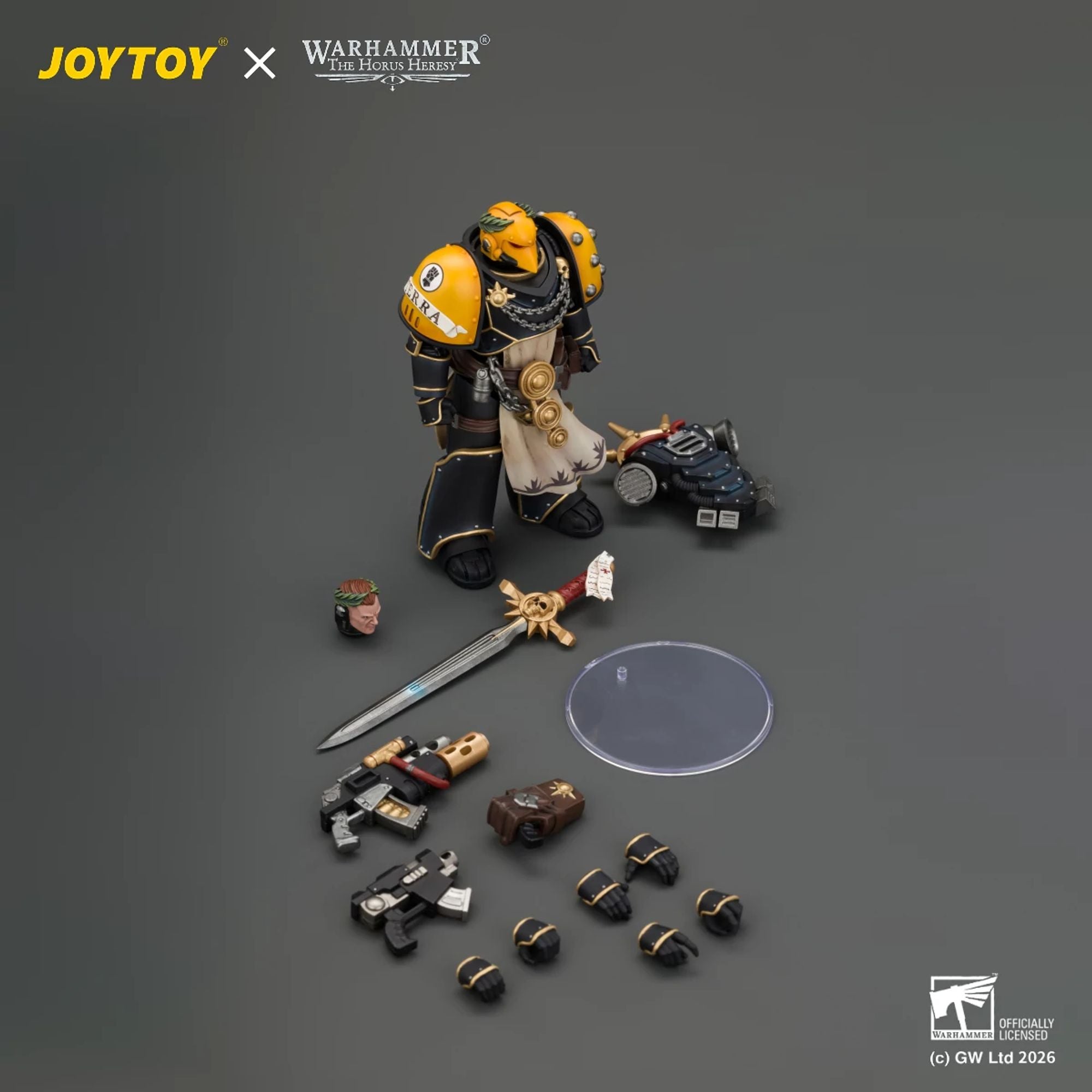 JoyToy Imperial Fists Champion Consul action figure 12cm
