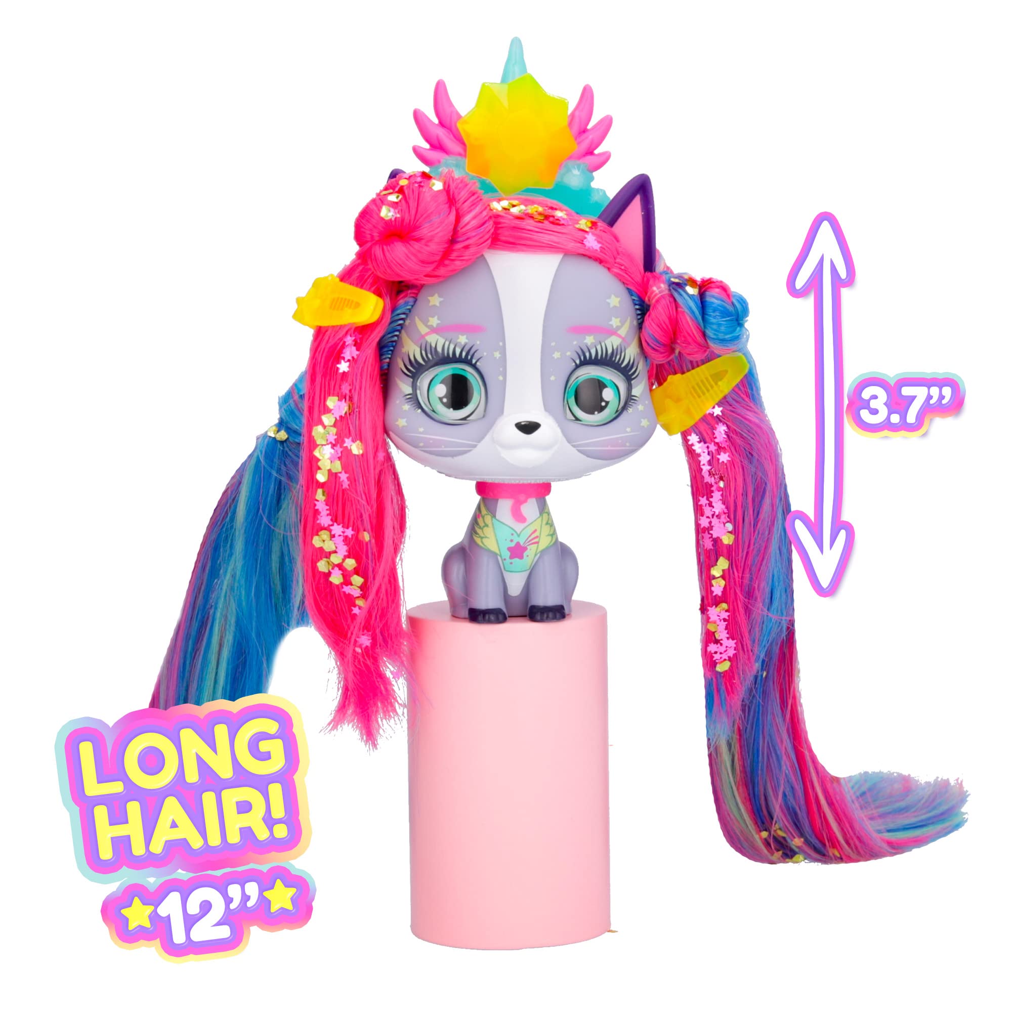 IMC Toys VIP Pets Cats Gattino Glow 15 Accessori Capsula UV