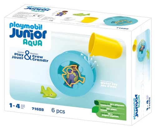 Playmobil Junior Aqua 71688 girandola d'acqua giocattolo bagnetto 12 mesi
