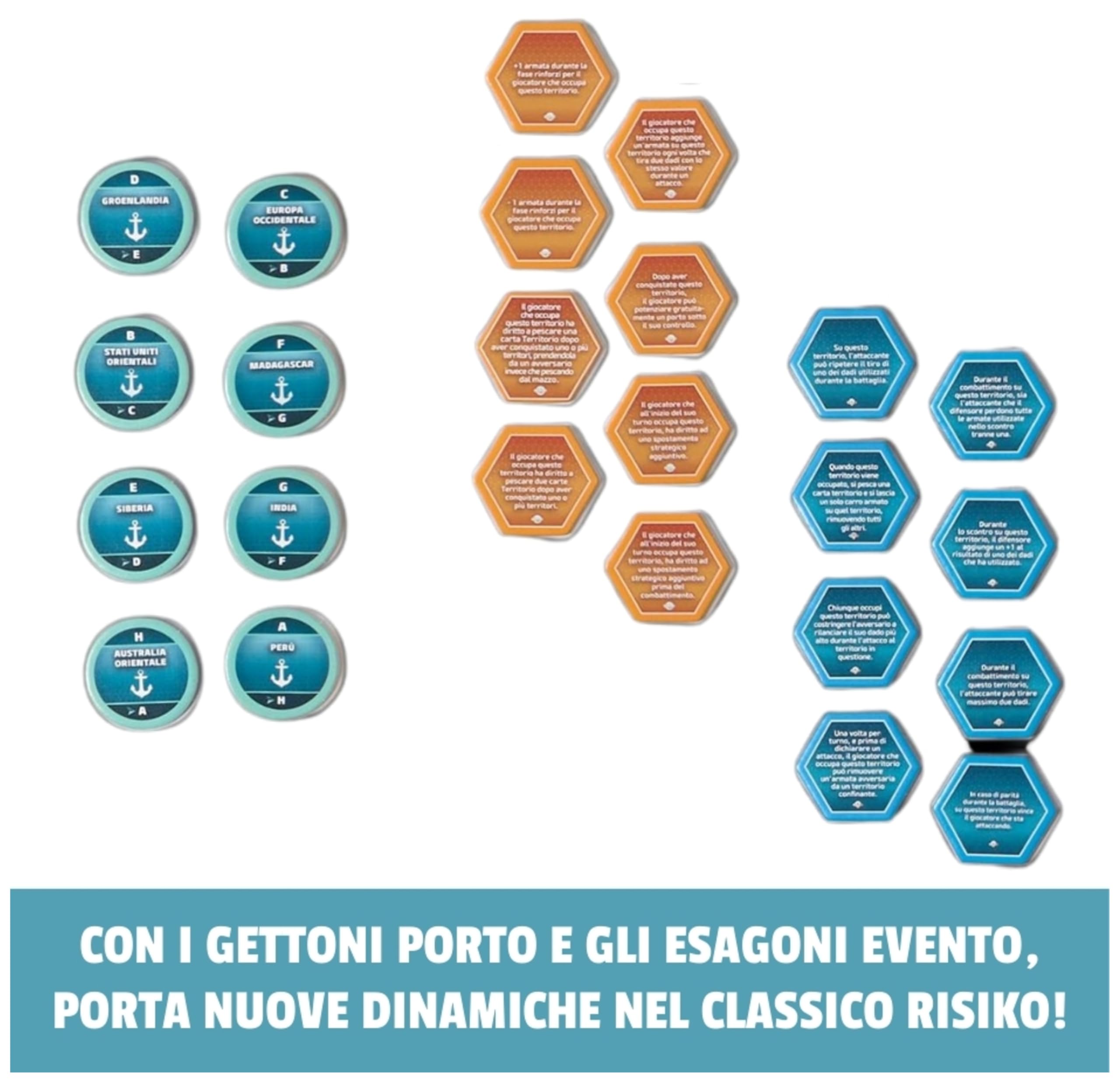 Risiko Oceano gioco da tavolo strategia 2 giocatori 8+