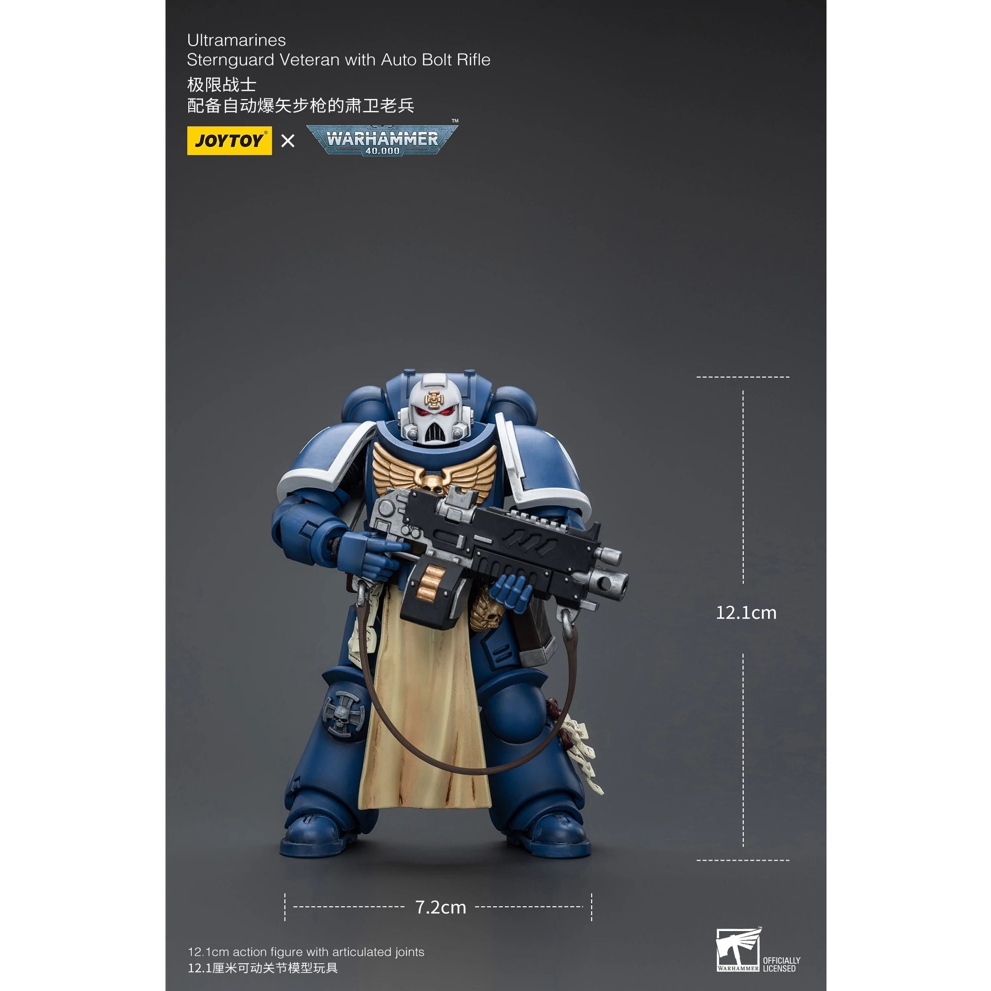 JoyToy WH40K Ultramarines Sternguard action figure 1/18