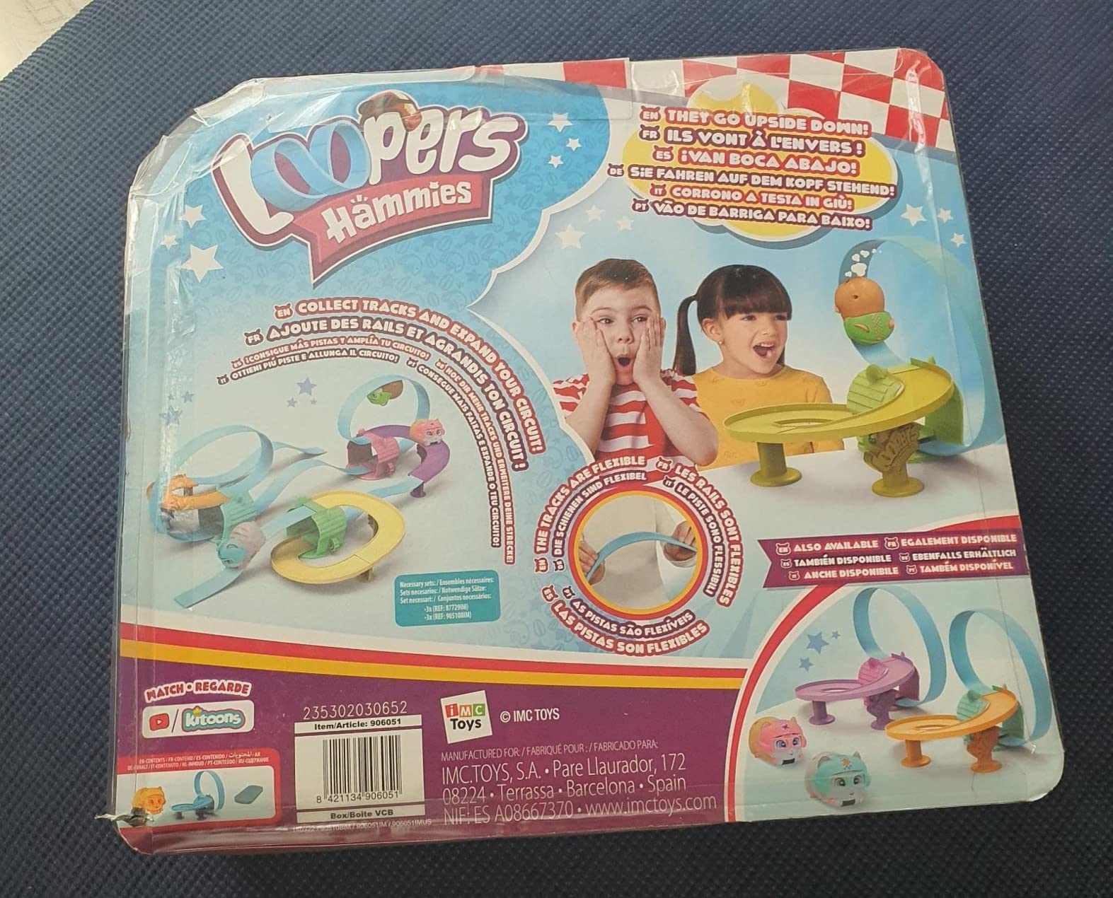 Imc Toys Loopers Hammies Turbo criceto interattivo pista