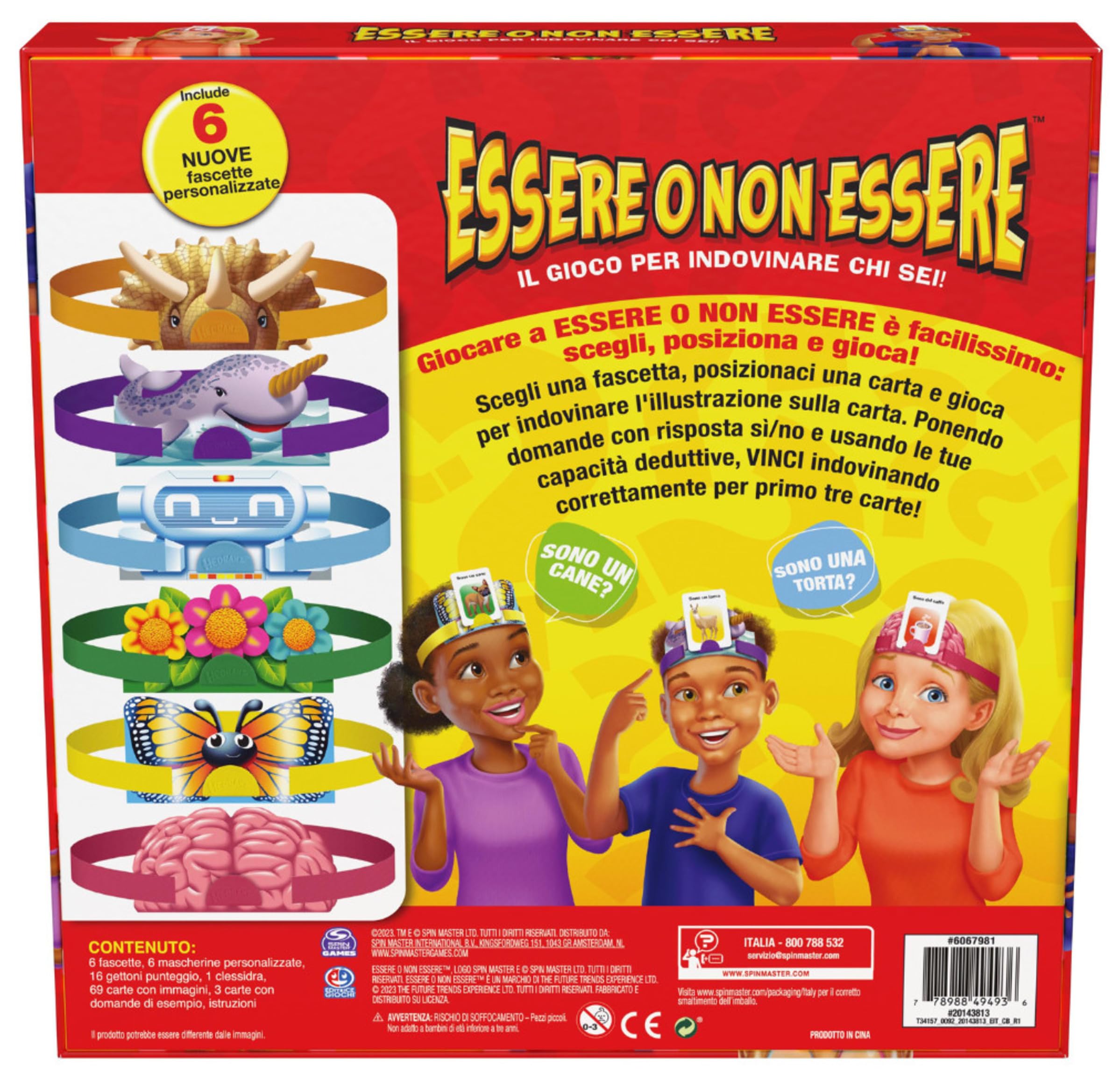 Spin Master Essere o Non Essere Gioco da Tavolo 6+ Anni