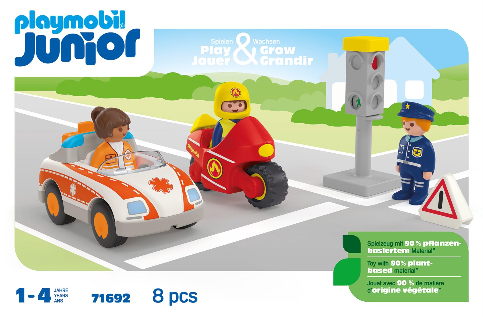Playmobil Junior 71692 playset Eroi di tutti i giorni 8 pezzi