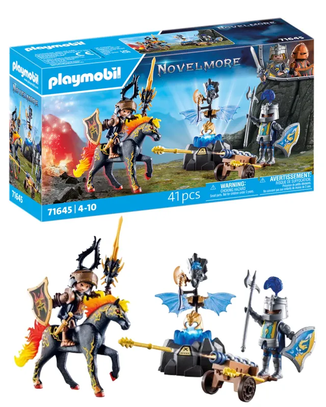 Playmobil Novelmore 71645 Battaglia per l'armatura playset cavalieri