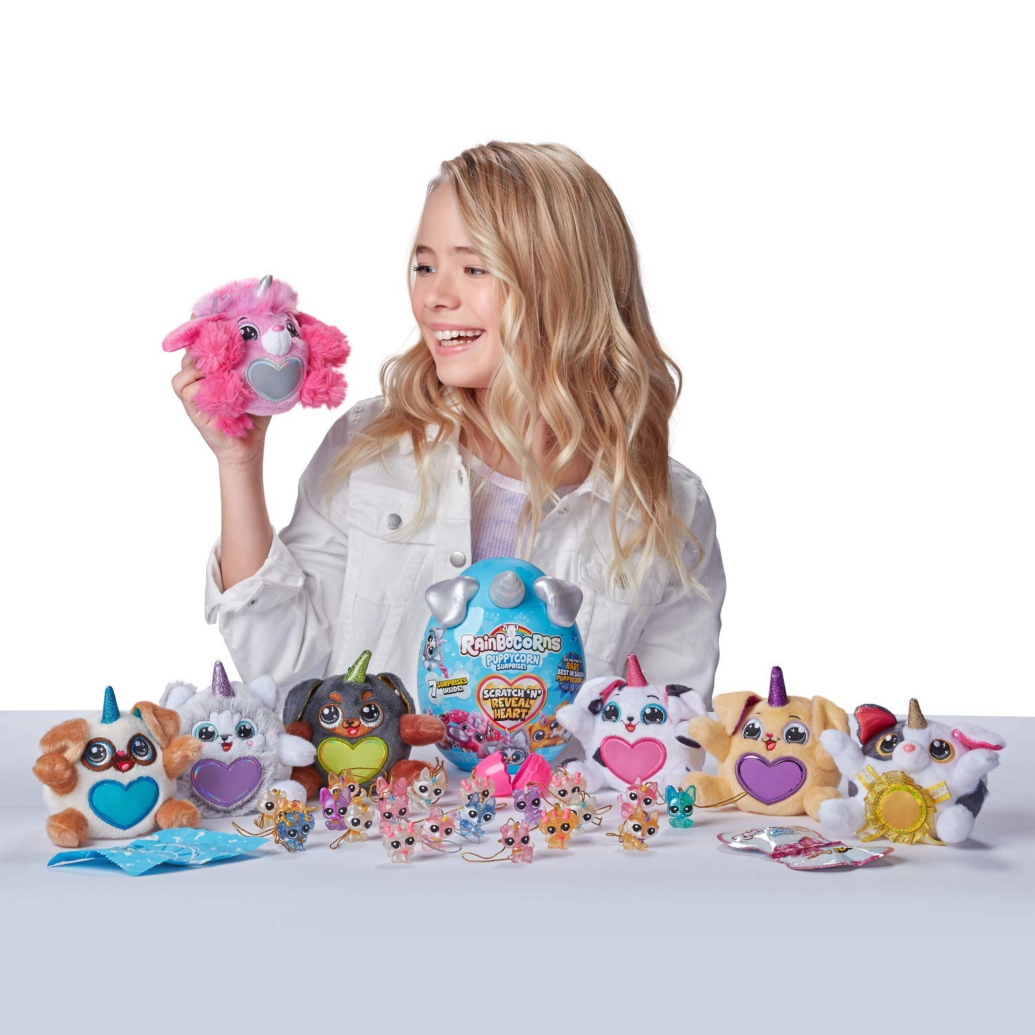 Rainbocorns Sparkle Heart Puppycorn Peluche Bassotto Serie 3