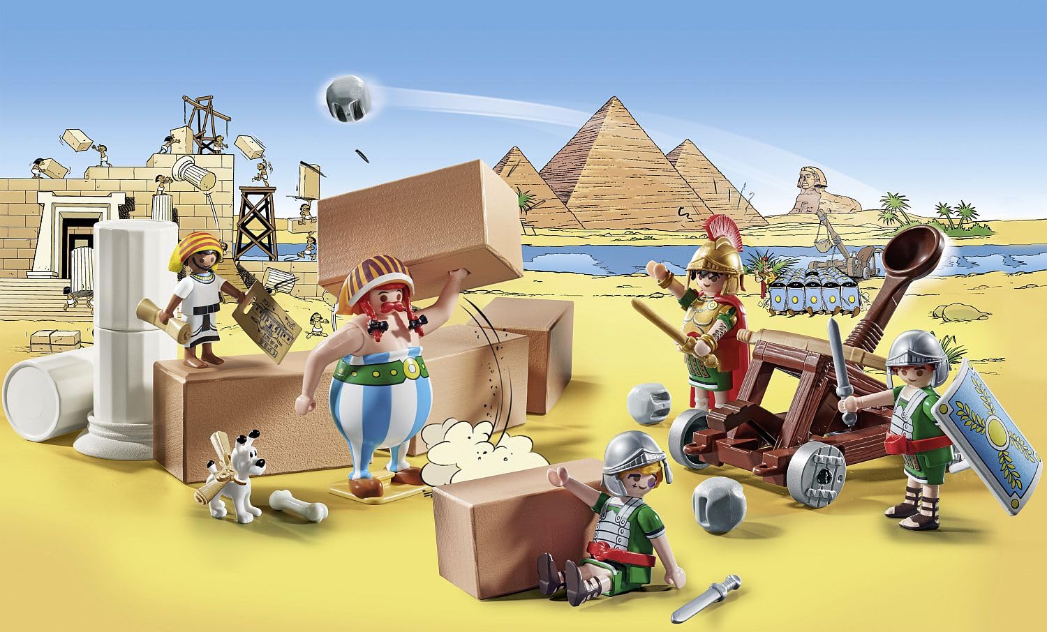 Playmobil Asterix 71268 Numerobis Battaglia Palazzo playset 56 pezzi