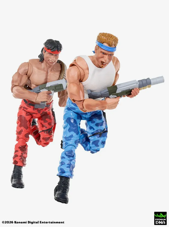Premium DNA Contra Bill Rizer Lance Bean action figure 1/12 bundle