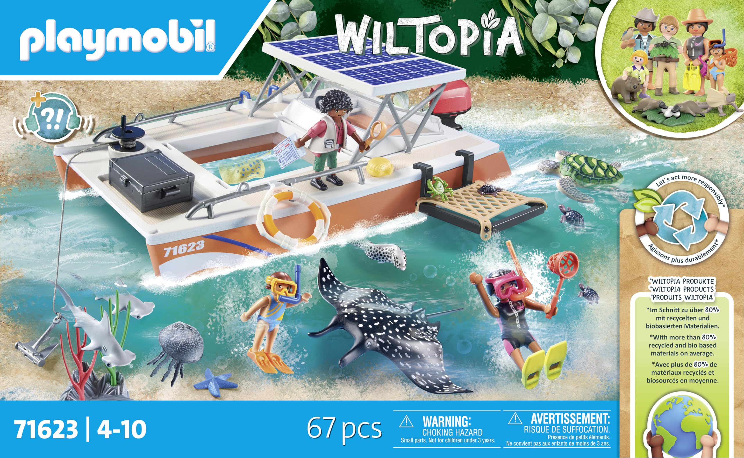 Playmobil Wiltopia 71623 Grande Barriera Corallina 67 pezzi