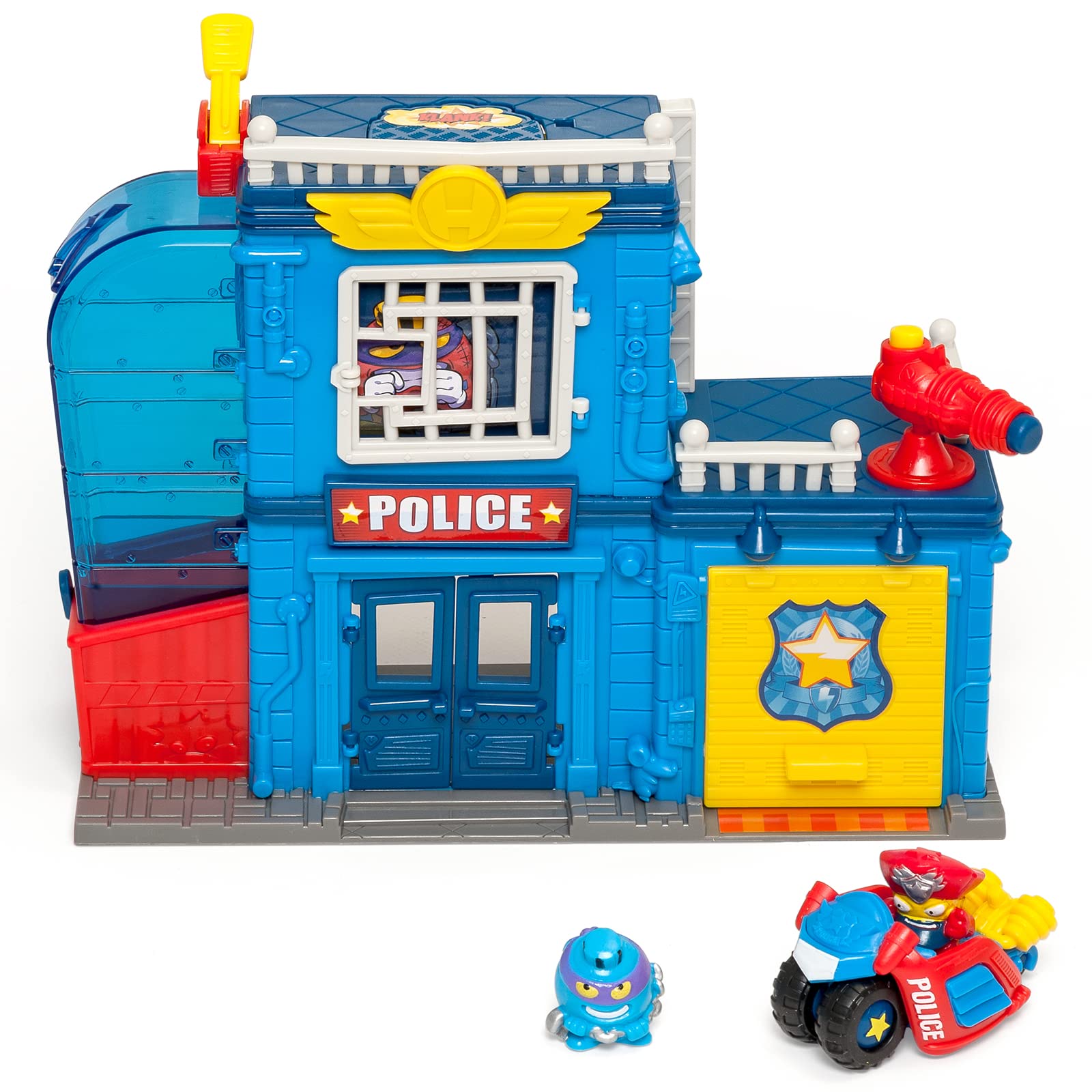 SuperThings Police Station Stazione Polizia Playset con Veicolo