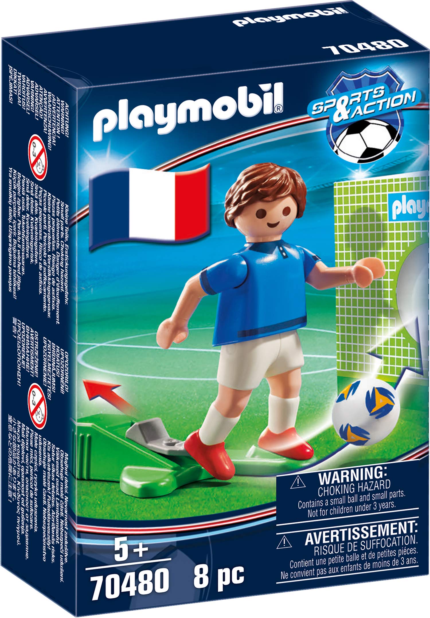 PLAYMOBIL Sports 70485 calciatore Italia con pallone 5 anni