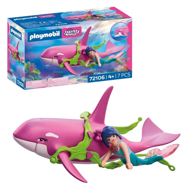 PLAYMOBIL Fantasy 72104 Matrimonio Sirene Orca Giocattolo 4 Anni