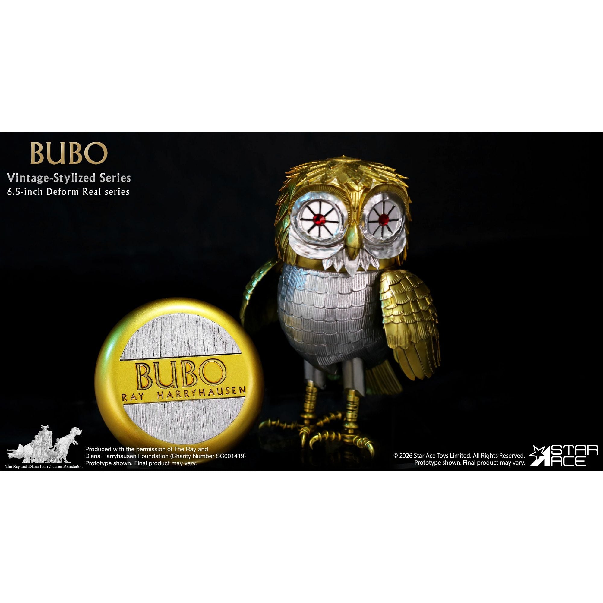 Star Ace DefoStyle Bubo figure in vinile Scontro tra Titani 16,5 cm
