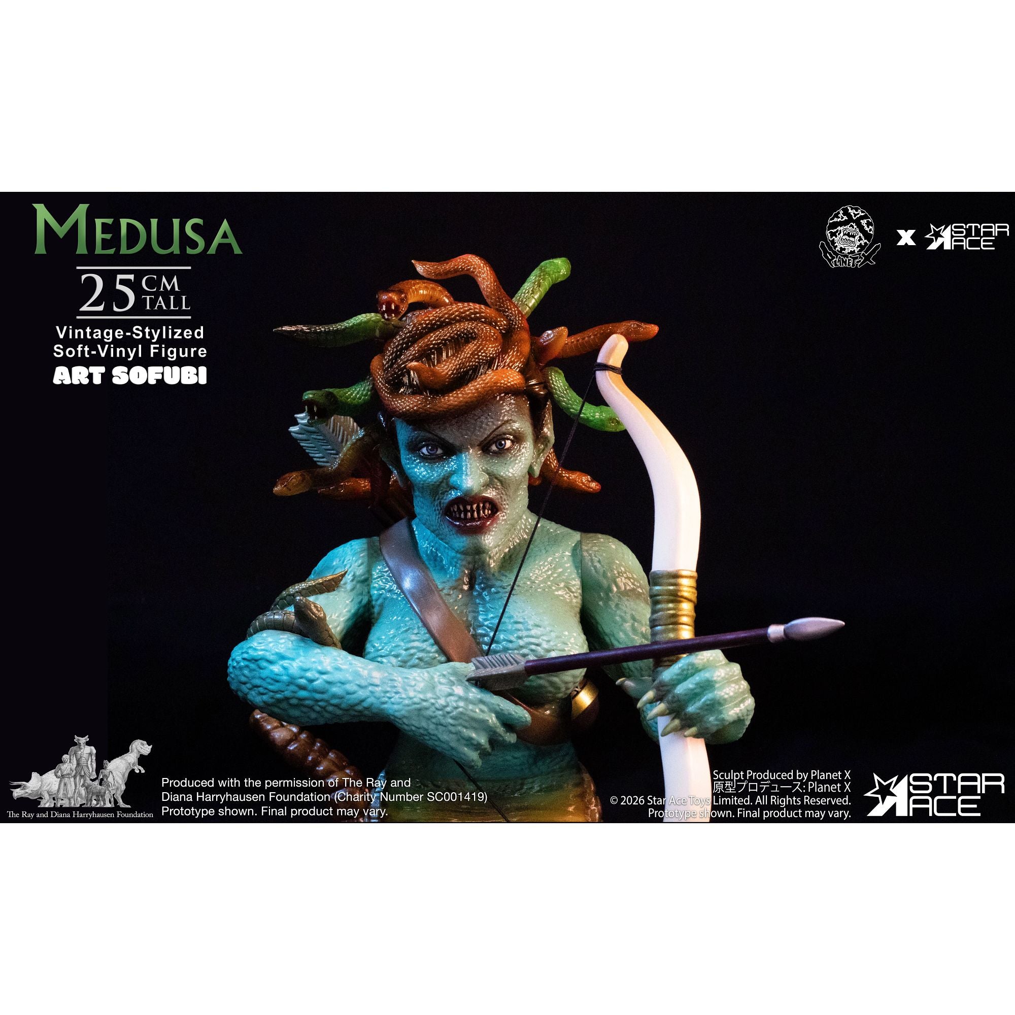 Star Ace Medusa soft vinyl figure vintage 25 cm