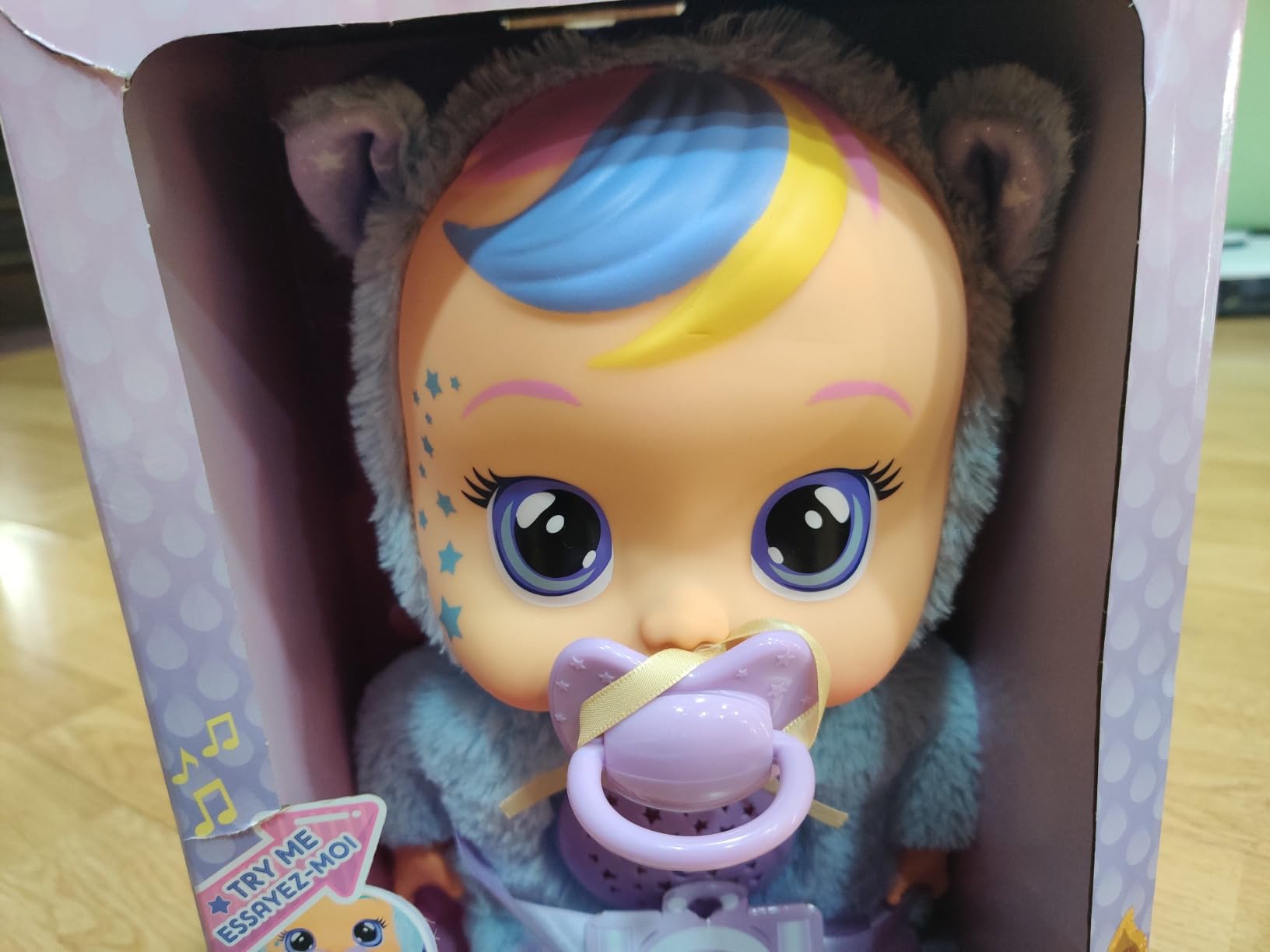Cry Babies Goodnight Jenna Bambola Nanna Proiettore Stellato LED