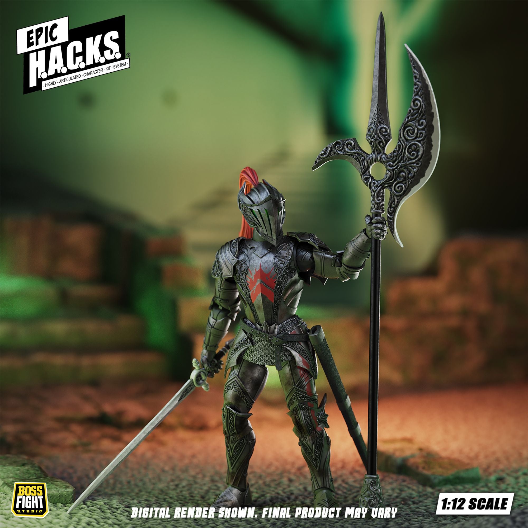 Boss Fight Studio Epic Hacks Dire Knight action figure