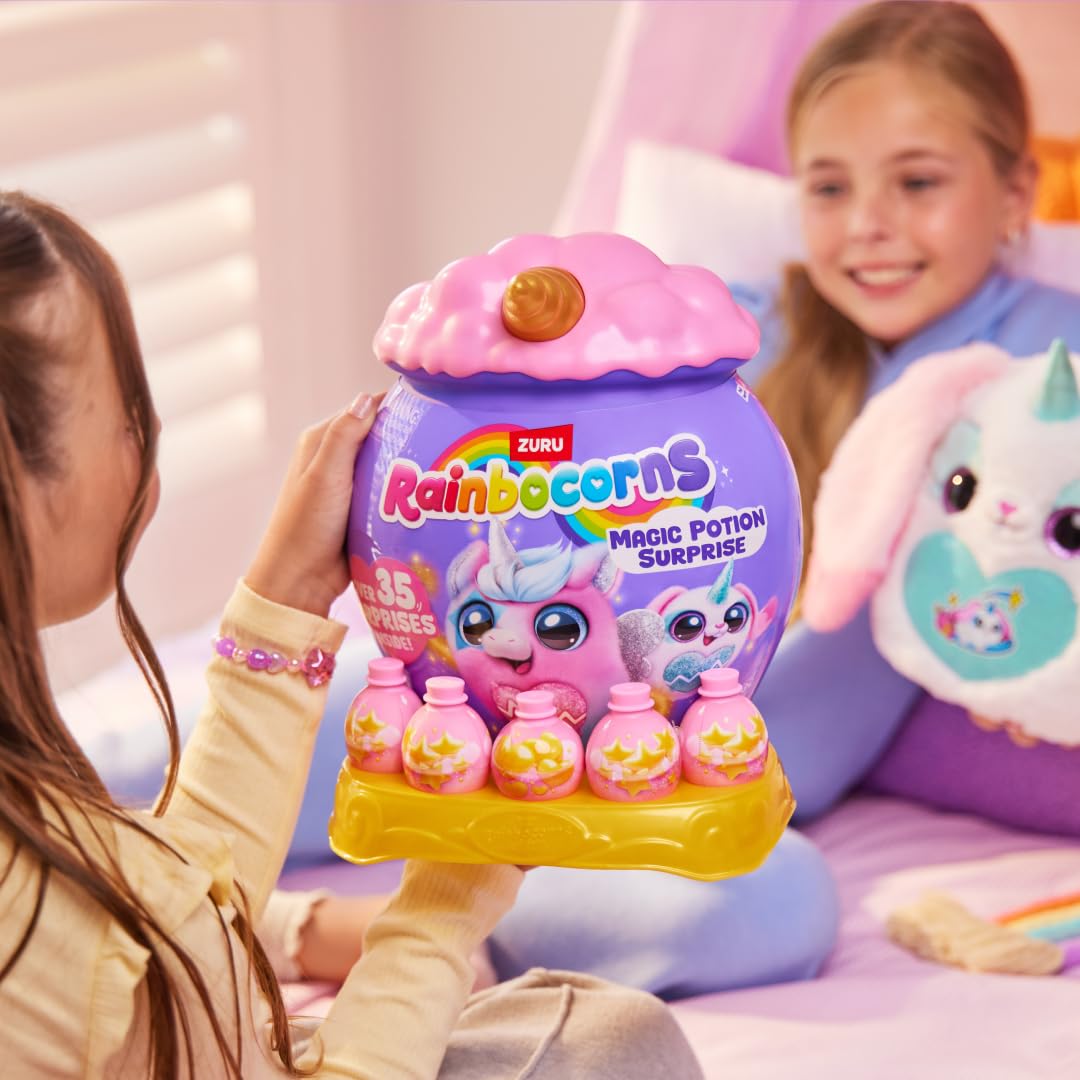 Rainbocorns Magic Potion Surprise Unicorn peluche con sorprese