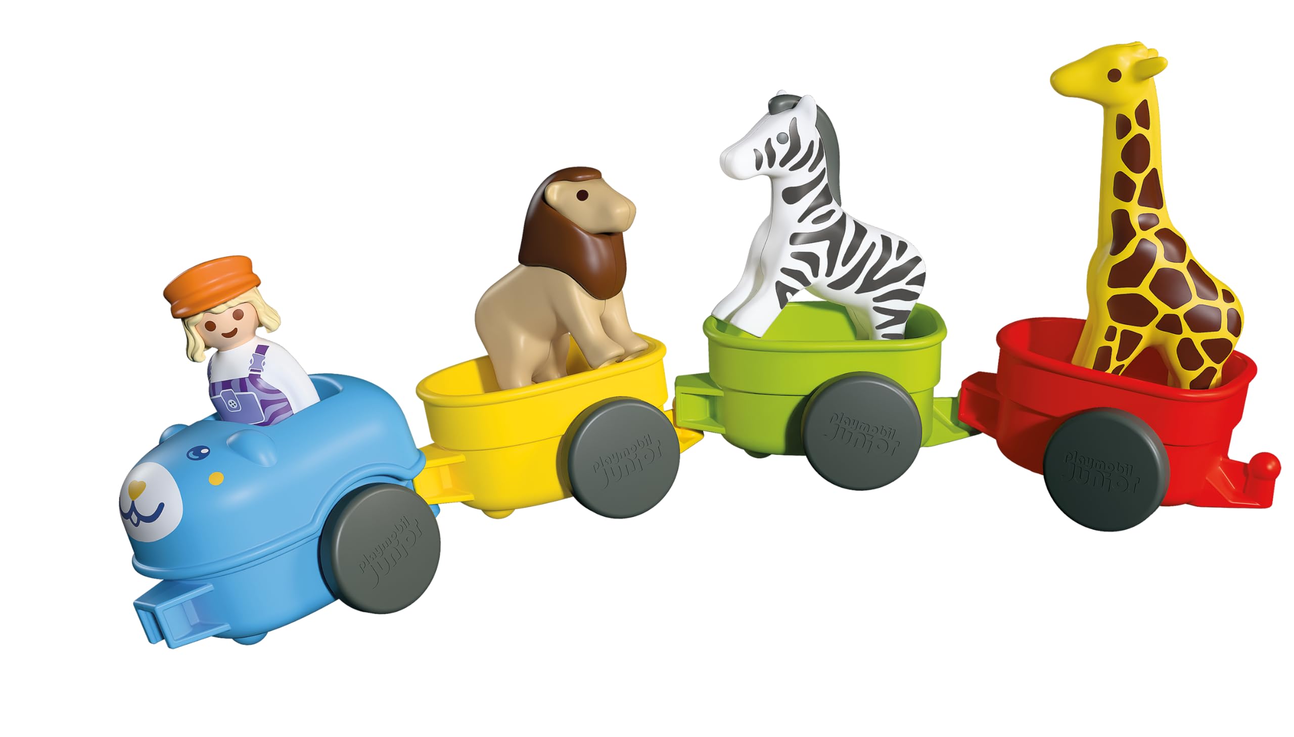 Playmobil Junior Trenino Animali 72084 4 Vagoni da 4 Anni