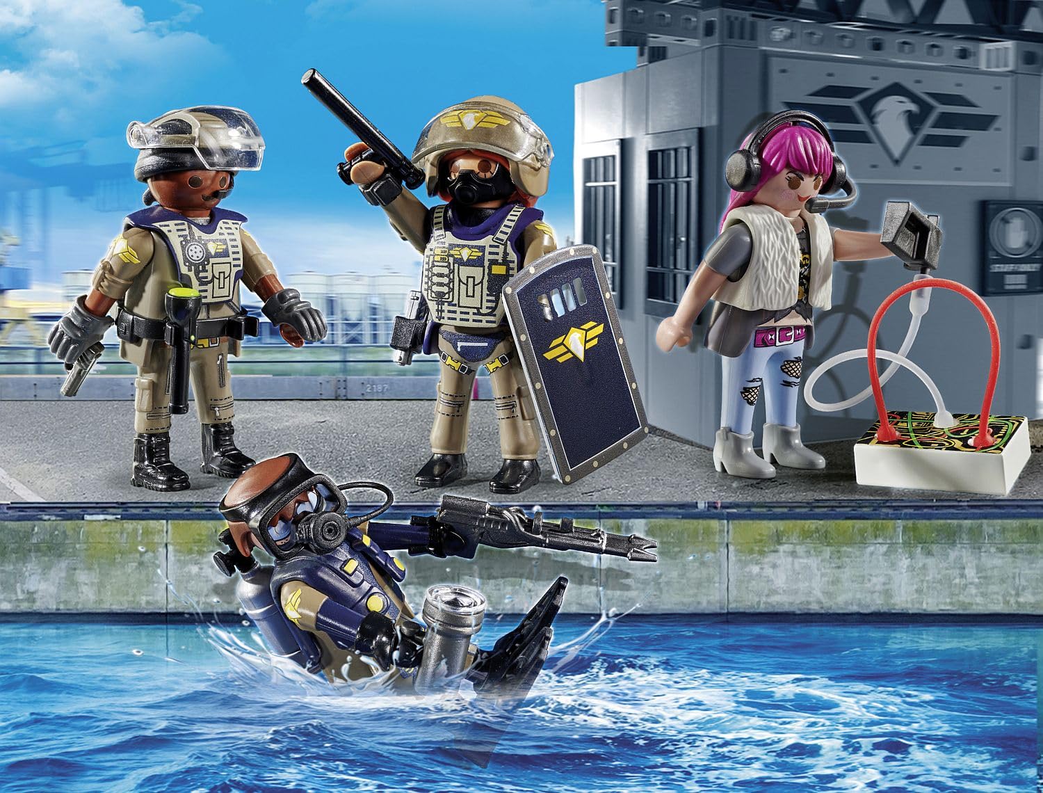 PLAYMOBIL 71146 City Action set 4 personaggi unità speciale